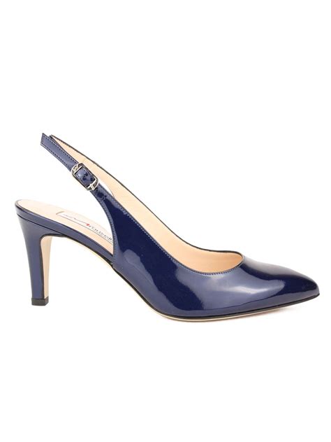 chanel scarpe blu|Chanel calzatura.